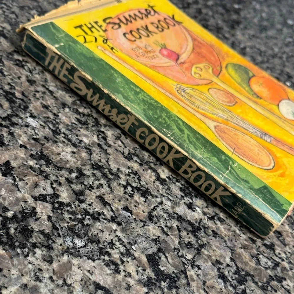 Sunset Cookbook Food With a Gourmet Touch vintage 1965